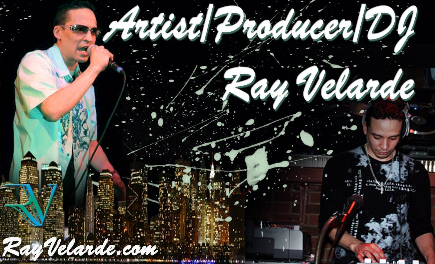 Ray Velarde performing live as a vocalist and DJ